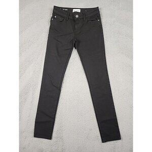 DL1961 Margaux Ankle Skinny Black Denim Jeans Size 26 Stretch